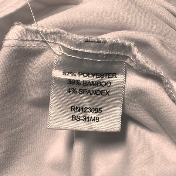 A Cut Above Men's Short Sleeve Pilot Shirt - White - Tapered Fit - Brooks SZ 18 - Picture 6 of 9